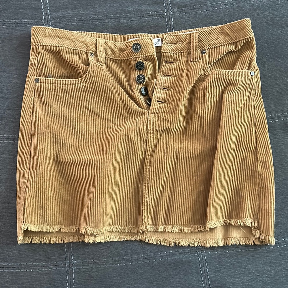 Brown Corduroy skirt